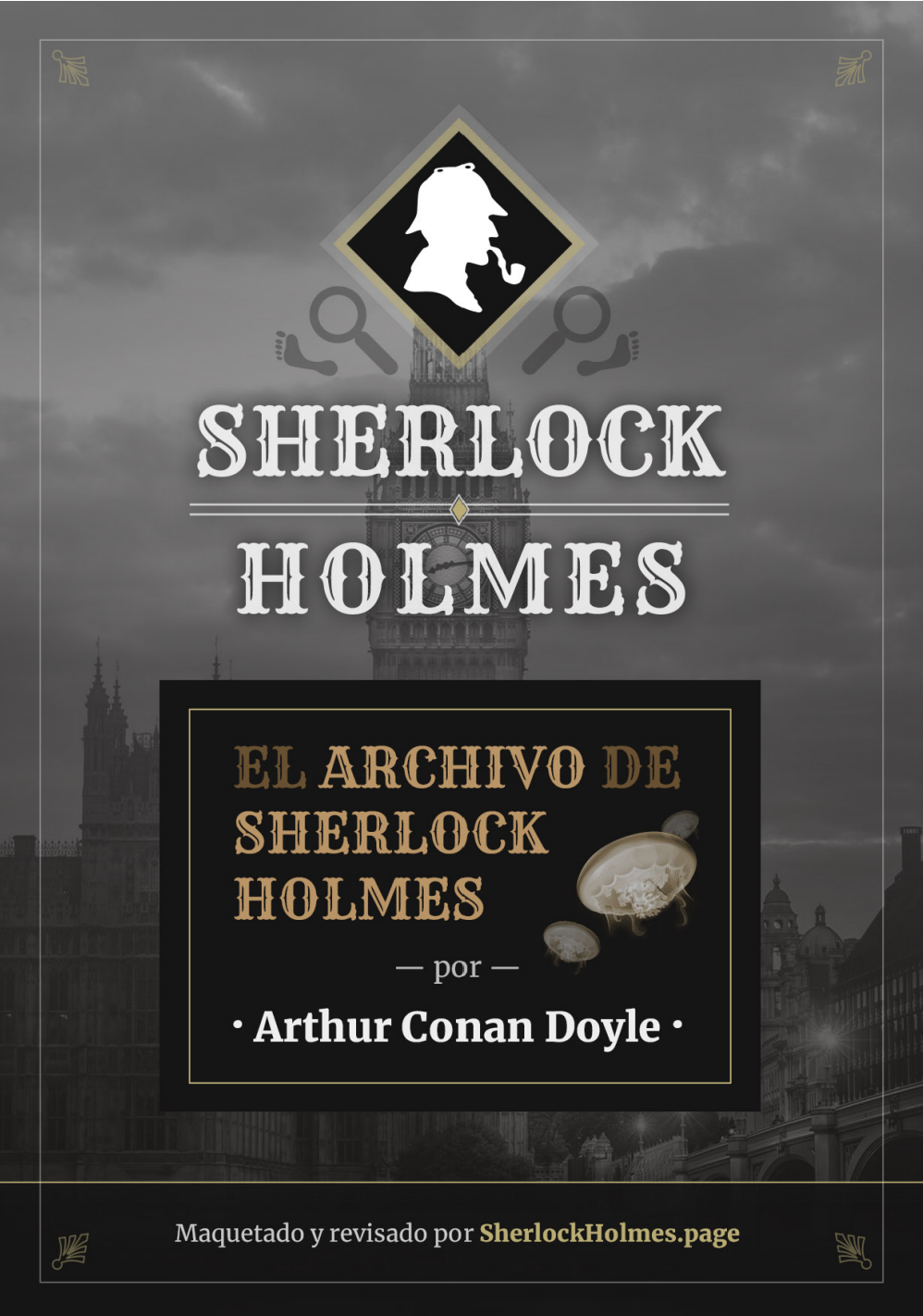 Portada de El archivo de sherlock holmes